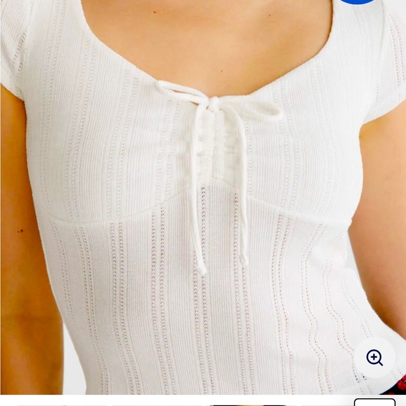 NWT Aeropastle Cinched Neck Tee - Picture 2 of 3